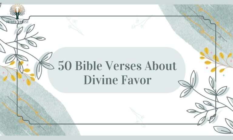 50 Bible Verses About Divine Favor