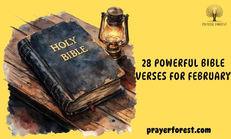 28 Powerful Bible Verses For February