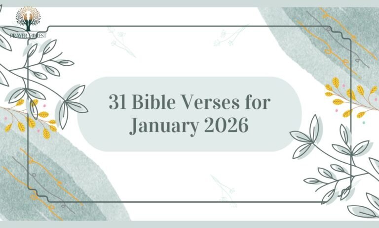 31 Bible Verses for January 2026: Your Daily Devotional Guide