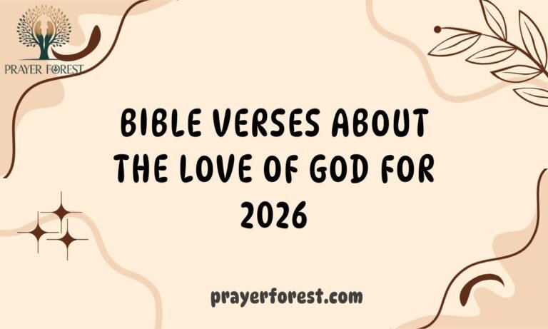 55 Bible Verses About The Love of God for 2026