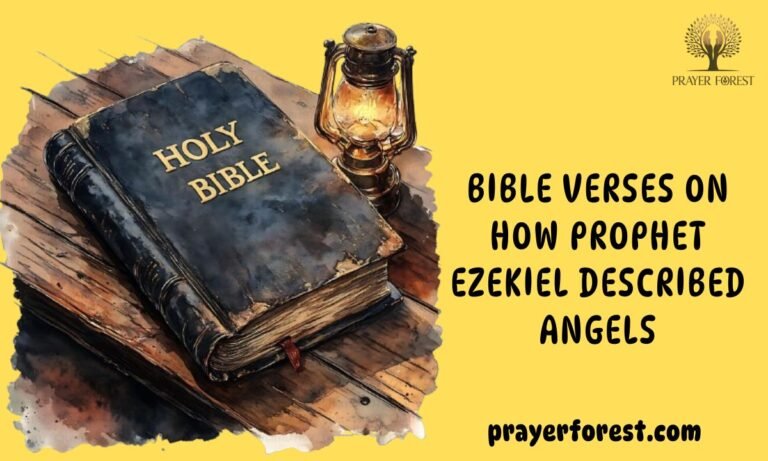 55 Bible Verses On How Prophet Ezekiel Described Angels