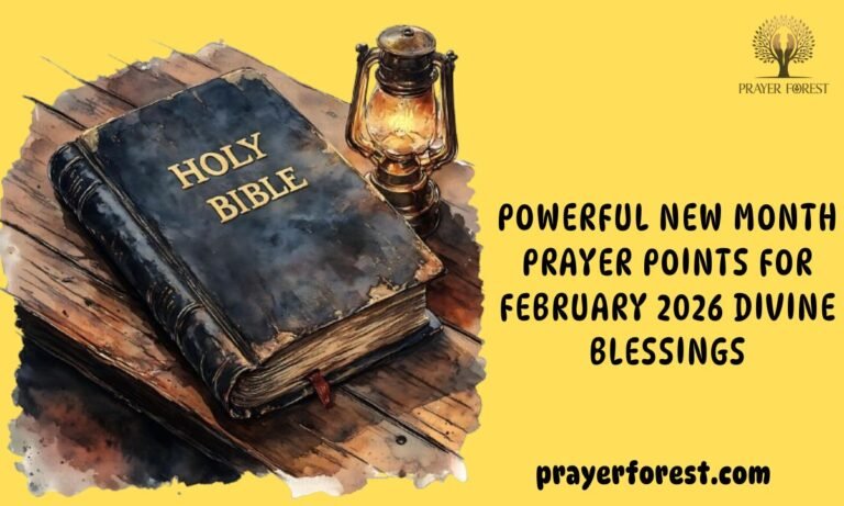 79 Powerful New Month Prayer Points for February 2026 Divine Blessings