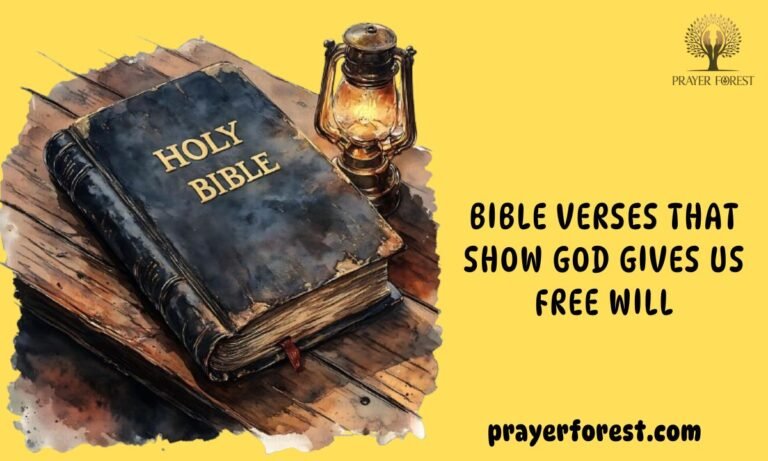 87 Bible Verses That Show God Gives Us Free Will