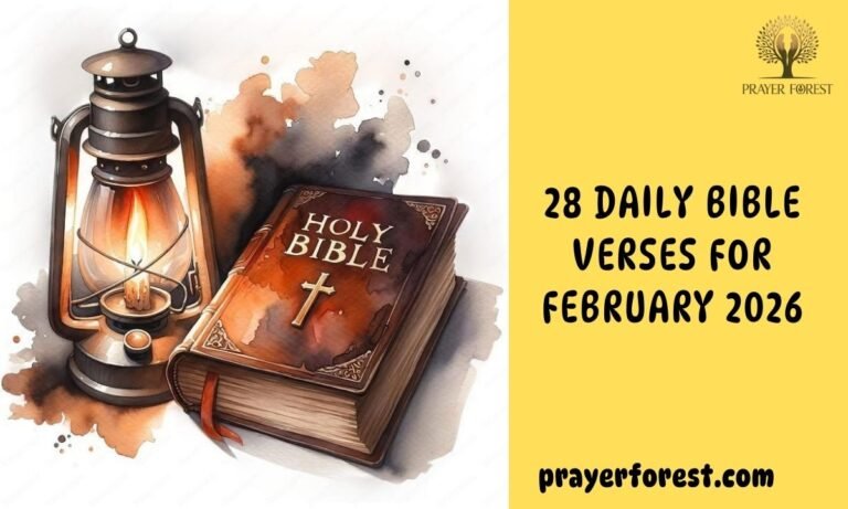 28 Daily Bible Verses for February 2026
