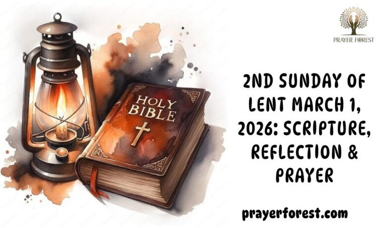 2nd Sunday of Lent March 1, 2026: Scripture, Reflection & Prayer