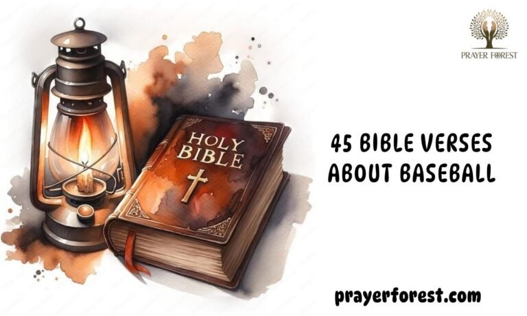 45 Bible Verses About Baseball: The Christian Life Lessons Within