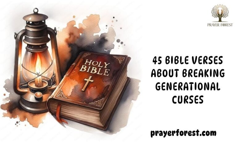 45 Bible Verses About Breaking Generational Curses