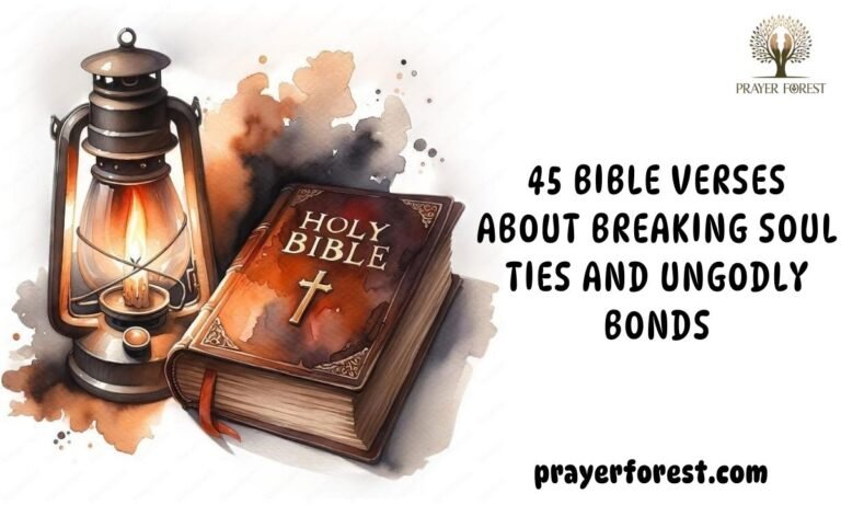 45 Bible Verses About Breaking Soul Ties and Ungodly Bonds