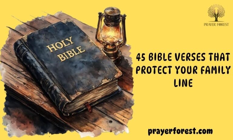 45 Bible Verses That Protect Your Family Line