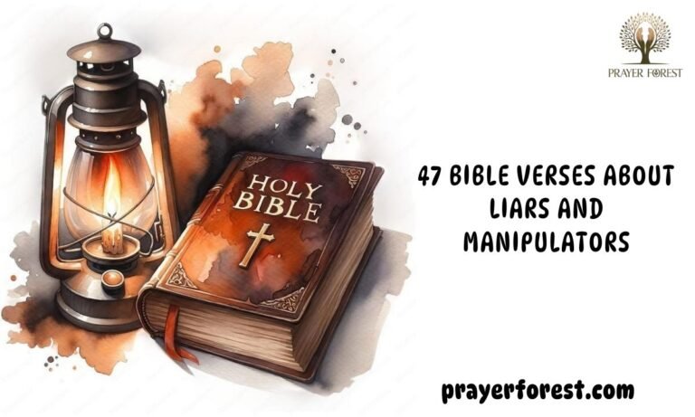 47 Bible Verses About Liars and Manipulators