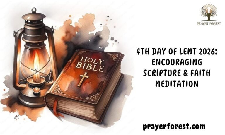 4th Day of Lent 2026: Encouraging Scripture & Faith Meditation