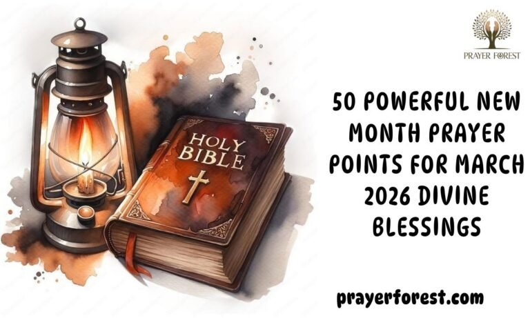 50 Powerful New Month Prayer Points for March 2026 Divine Blessings