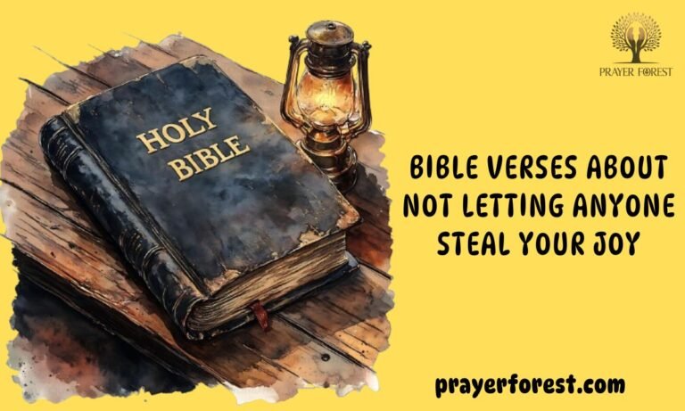 77 Bible Verses About Not Letting Anyone Steal Your Joy