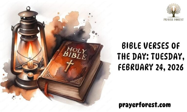 Bible Verses of The Day: Tuesday, February 24, 2026