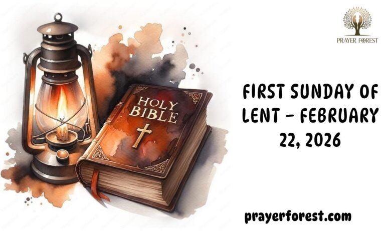 First Sunday of Lent – February 22, 2026