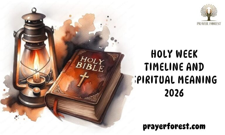 Holy Week Timeline And Spiritual Meaning 2026