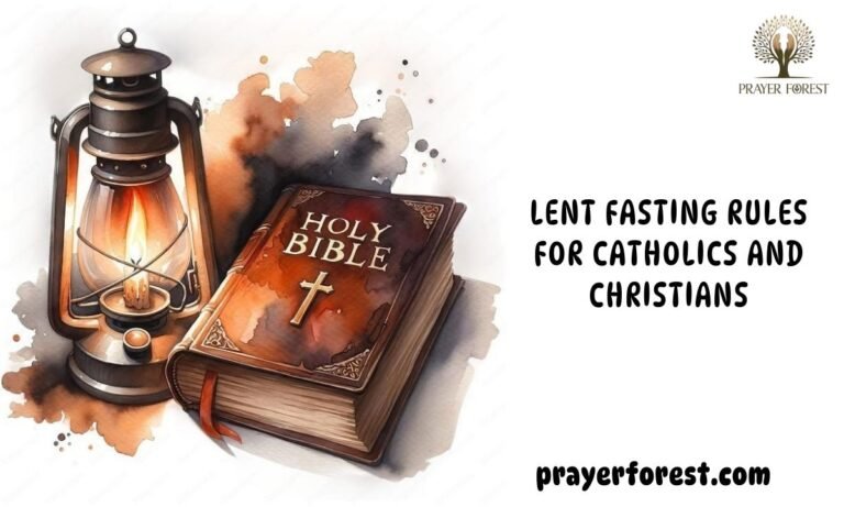 Lent Fasting Rules For Catholics And Christians