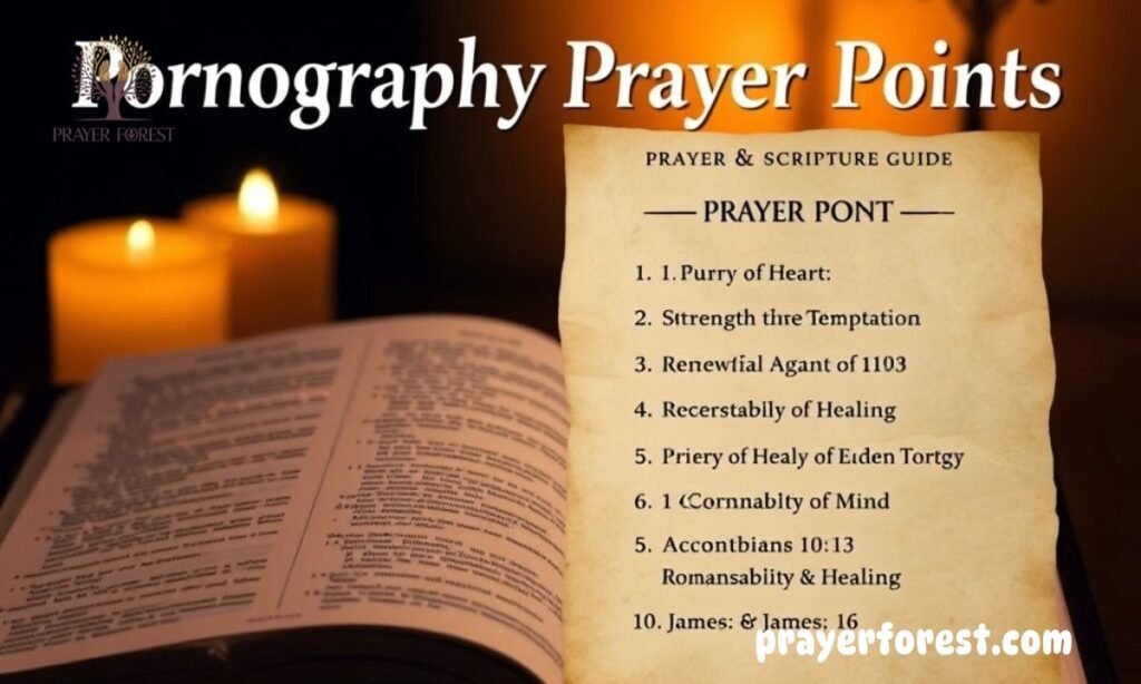 Pornography Prayer Points with Scriptures