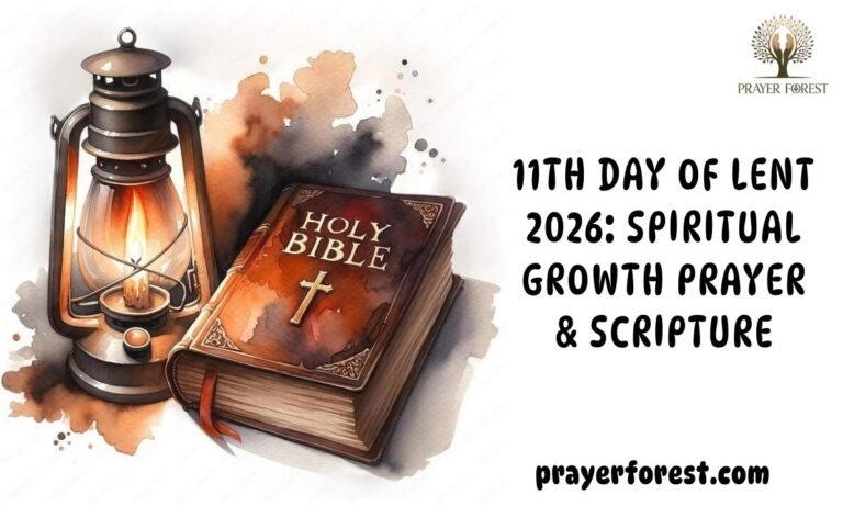 11th Day of Lent 2026: Spiritual Growth Prayer & Scripture