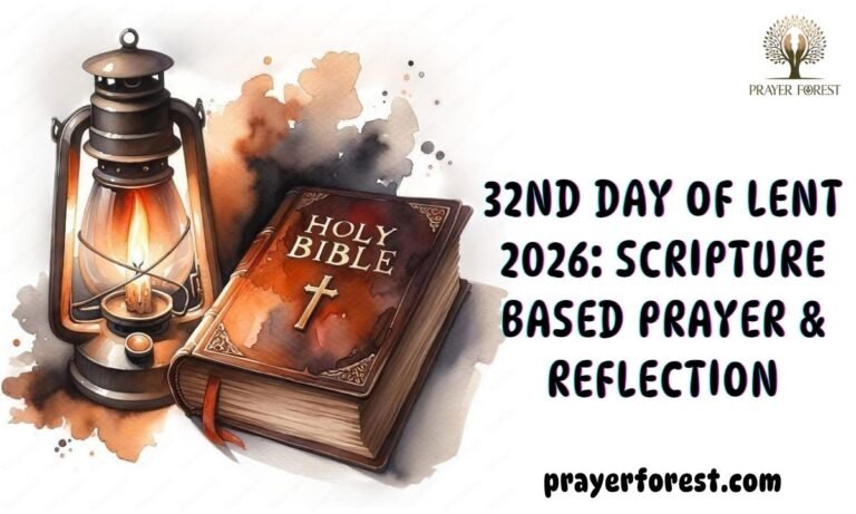 32nd Day of Lent 2026: Scripture Based Prayer & Reflection