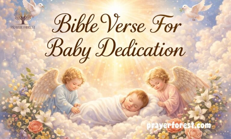 45 Bible Verses For Baby Dedication