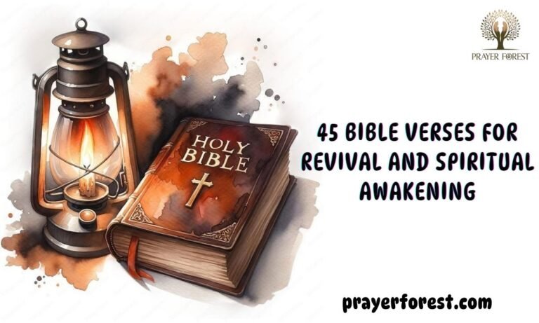 45 Bible Verses For Revival and Spiritual Awakening