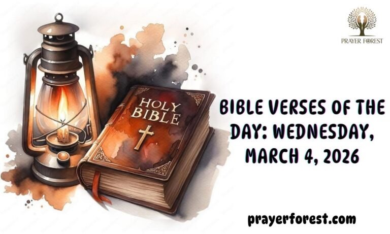 Bible Verses of The Day: Wednesday, March 4, 2026