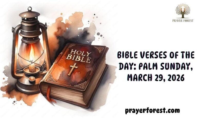 Bible Verses of the Day: Palm Sunday, March 29, 2026