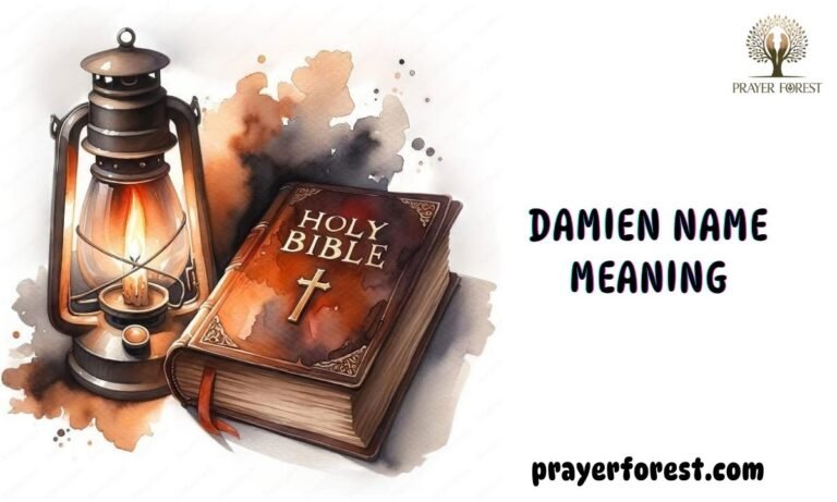 Damien Name Meaning: Hebrew Roots, Biblical Insights & More
