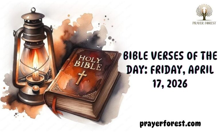 Bible Verses of The Day: Friday, April 17, 2026