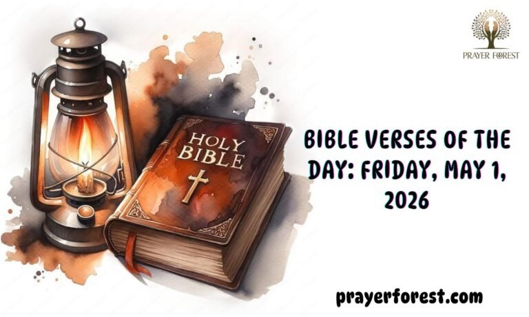 Bible Verses of The Day: Friday, May 1, 2026