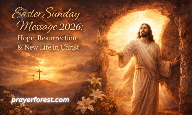 Easter Sunday Message 2026: Hope, Resurrection & New Life in Christ