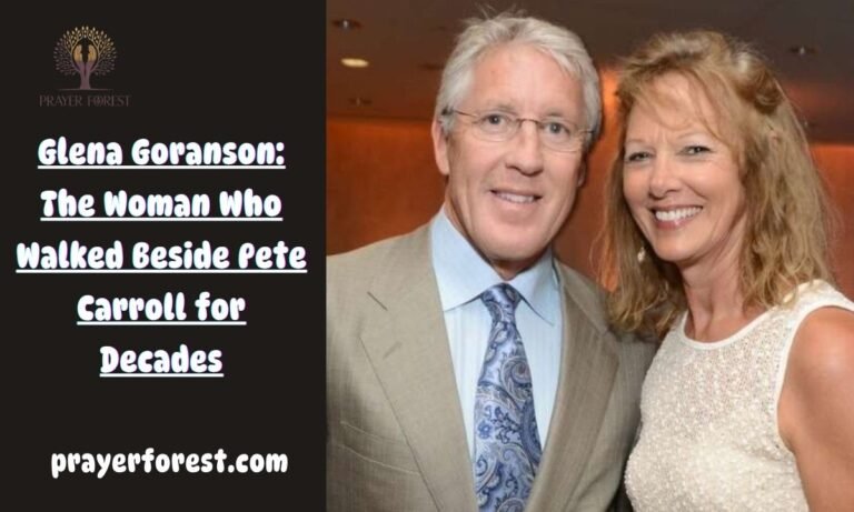 Glena Goranson: The Woman Who Walked Beside Pete Carroll for Decades