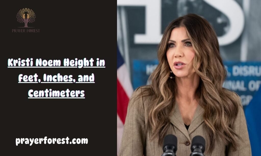 Kristi Noem Height in Feet, Inches, and Centimeters