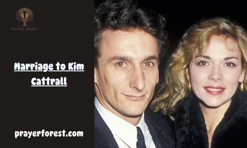 Marriage to Kim Cattrall