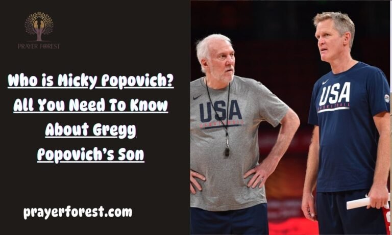 Who is Micky Popovich? All You Need To Know About Gregg Popovich’s Son